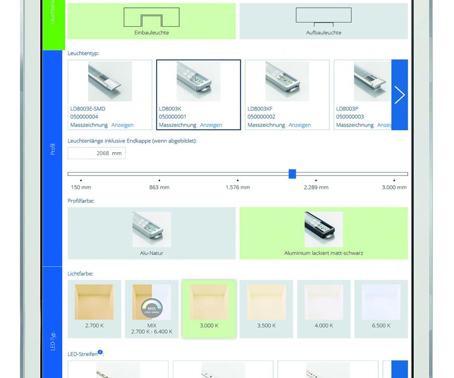 Photo: Individual LED lights for shops, furniture and objects...