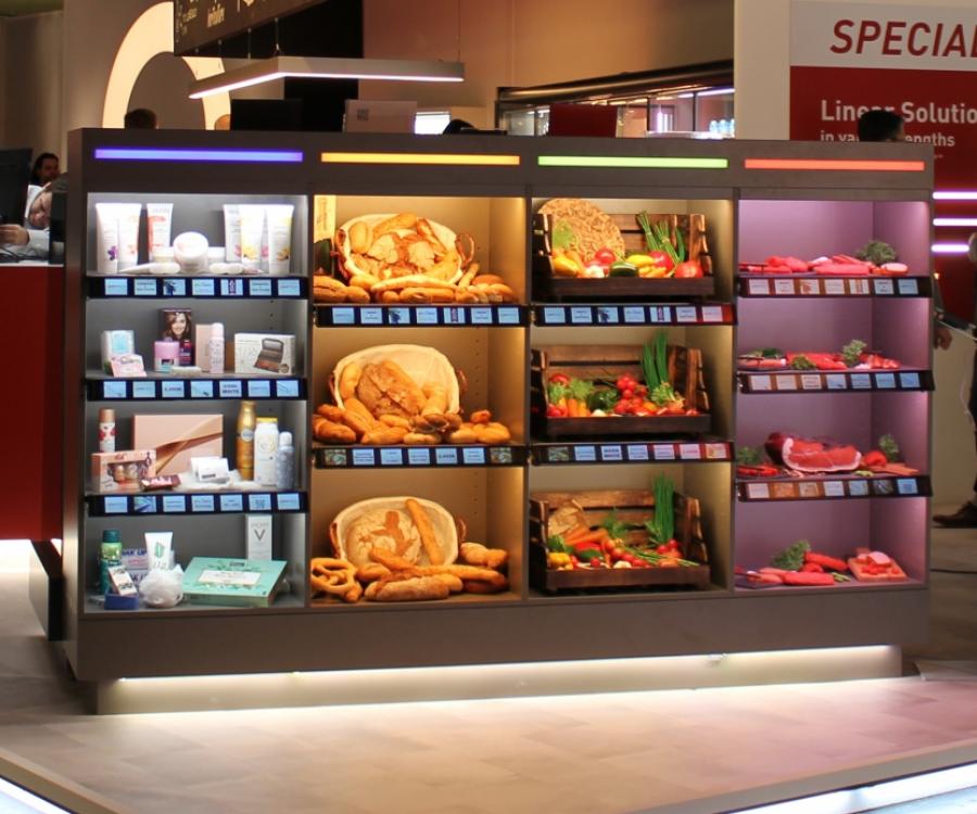 Photo: Invisible light sources and dynamic lighting solutions in retail stores...