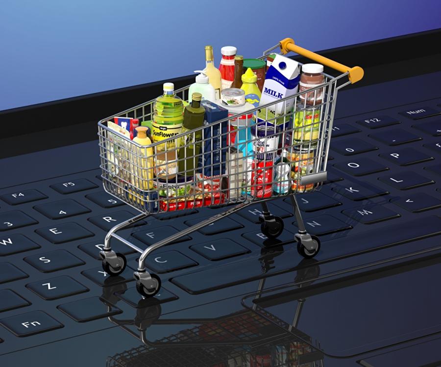 Photo: Growth of online grocery sales in 2020