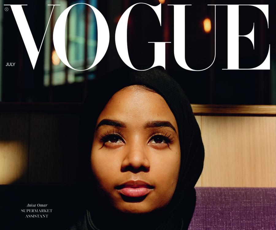 Photo: Cashier as british Vogue cover star