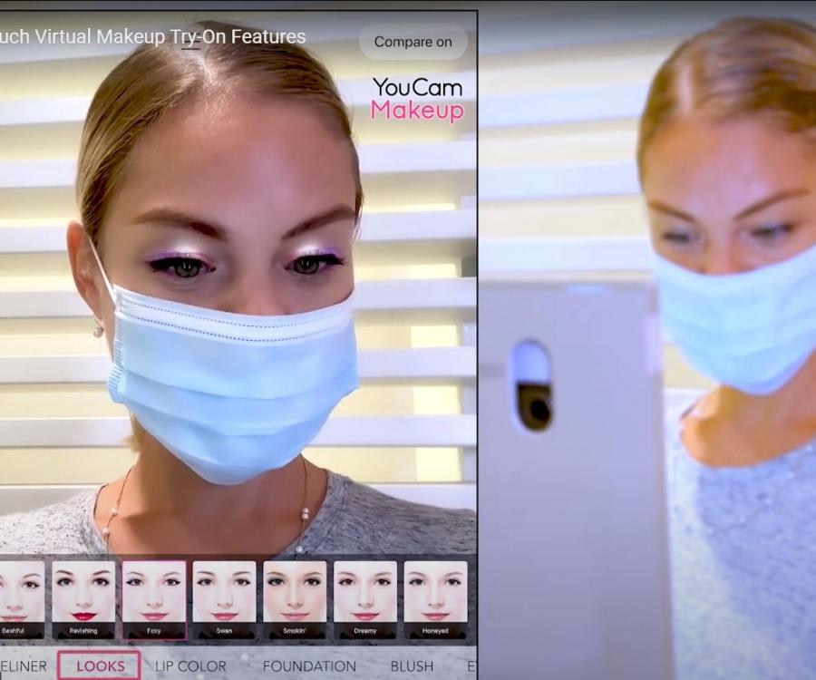 Photo: AR: Touchless virtual makeup try-on solutions...