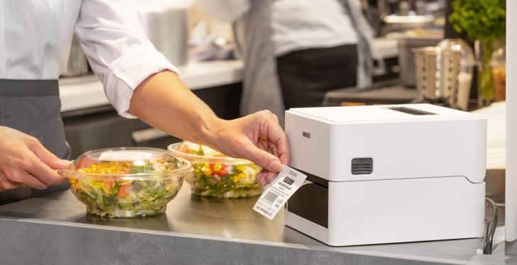 A printer in a catering kitchen