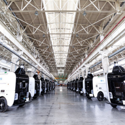 Thumbnail-Photo: Alibabas self-driving delivery robots deliver over one million orders in...