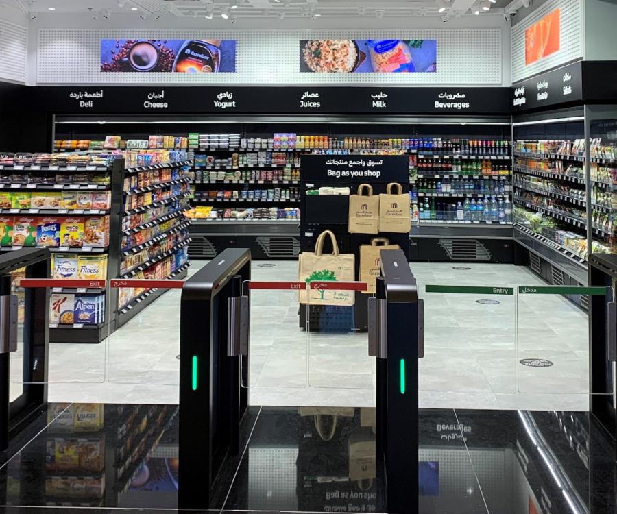 Photo: The first cashier-free supermarket inaugurated in Dubai...