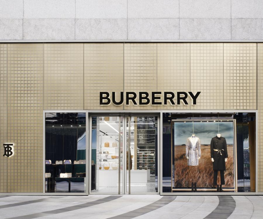 Photo: Burberry Flagship store featuring new luxury design concept at Shanghai...