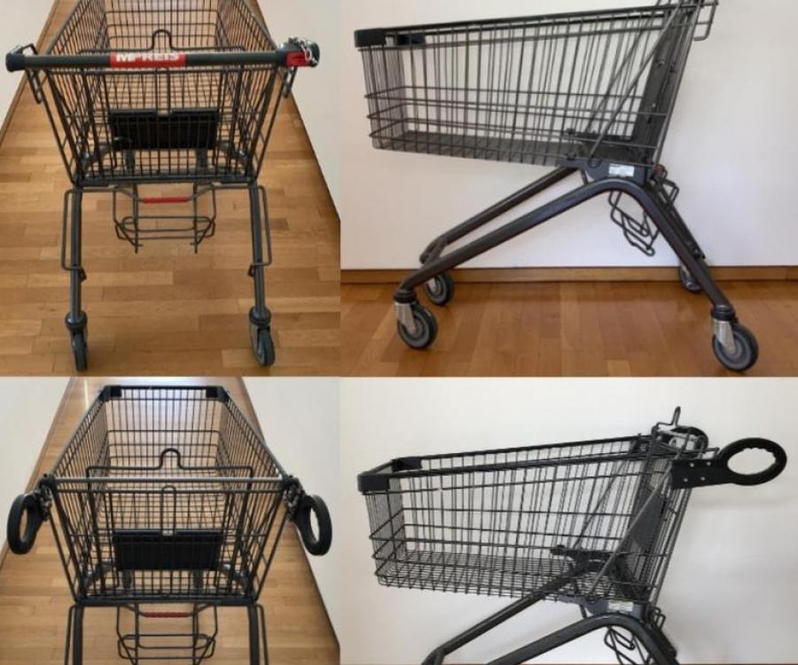 Photo: Shopping carts save shoppers money as pushing reduces spending...