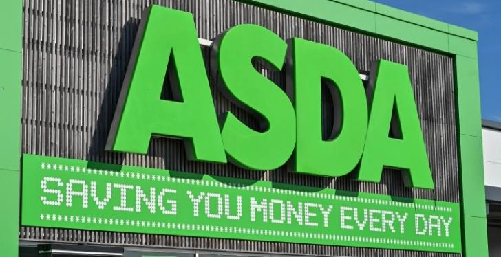 The green ASDA logo on a building