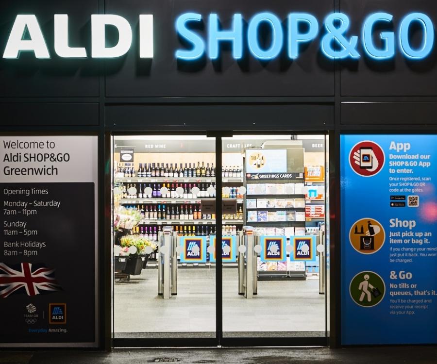 Photo: Aldi opens checkout-free concept store for public testing...