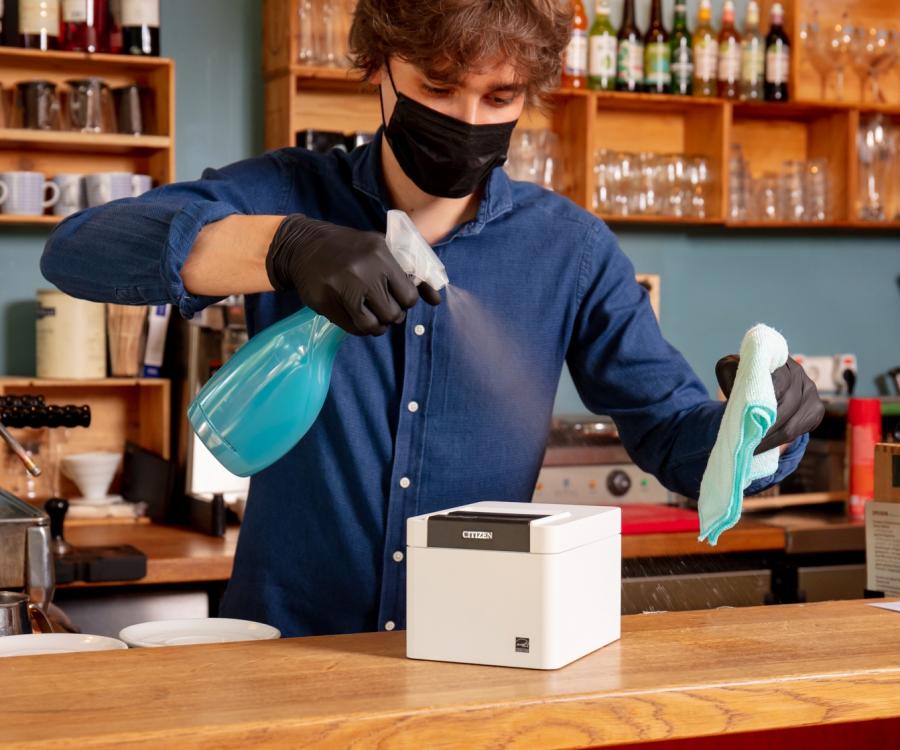 Photo: Introducing the first ever POS printers that help fight germs and...