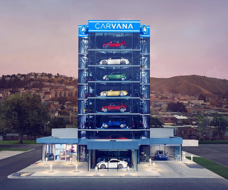 Photo: Carvana launches newest car vending machine