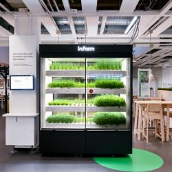 Thumbnail-Photo: IKEA and Infarm start urban herbs farming project...