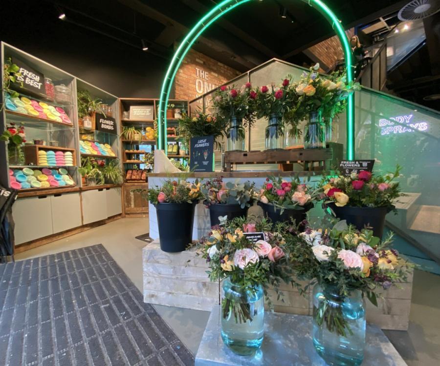 Photo: Lush Birmingham Spa hires local in-store florist...