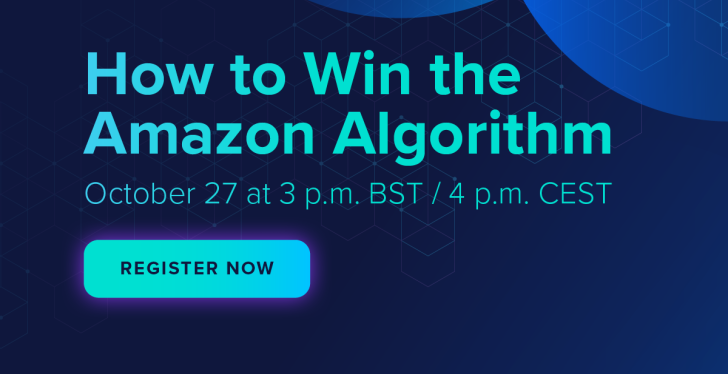 Webinar invitation How to Win the Amazon Algorithm