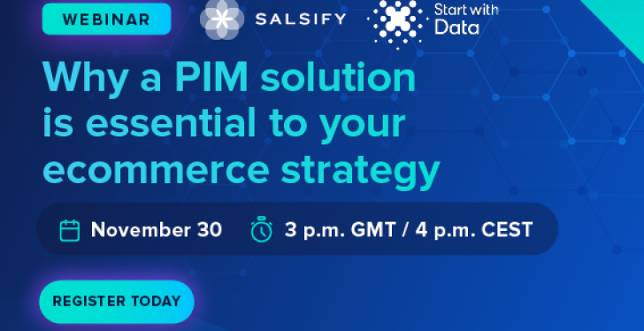 Graphic for the webinar by salsify