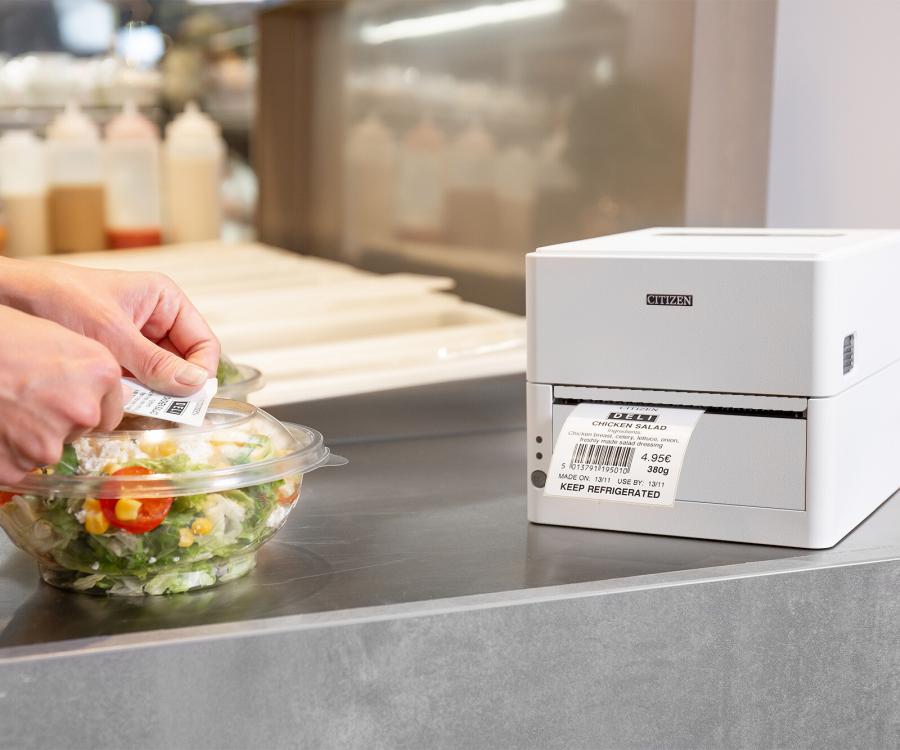 Photo: Introducing the compact, connected label printer that fights off germs...