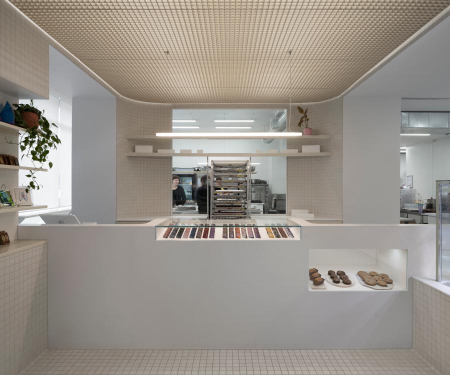 Photo: Store design: a boutique workshop for gourmet pastry...