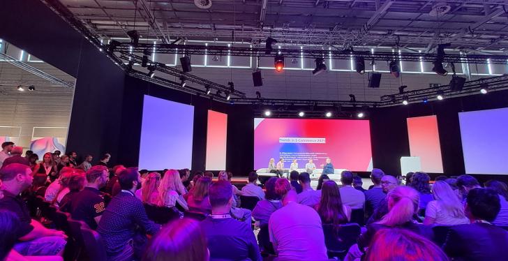 Audience and stage at DMEXCO.