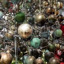 Christmas decoration with Christmas tree balls
