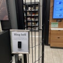 A barrier in an Amazon Go store