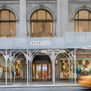 Exterior view of the new Mango store in New York