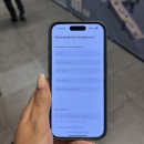 Smartphone shows form for entering shipping information with fields for name,...