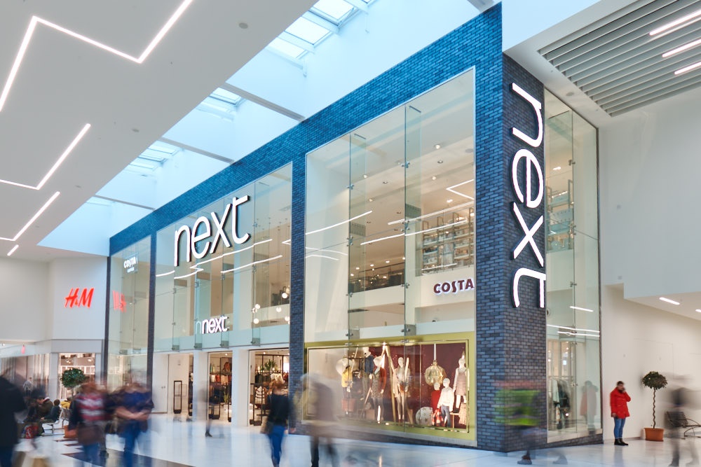 Interior view of Telford Shopping Centre