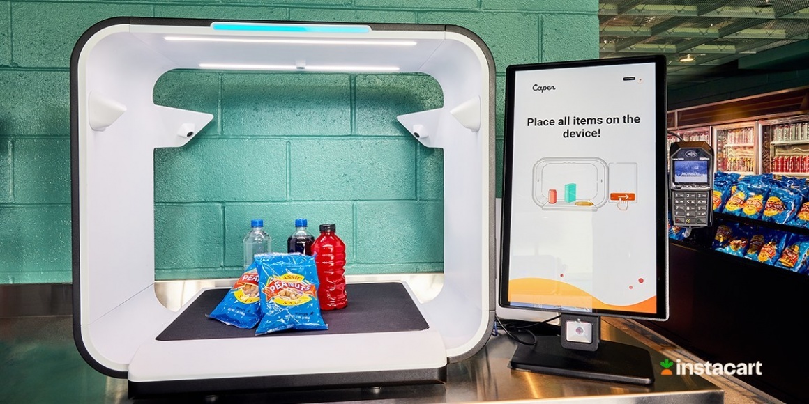A new Caper Counter terminal with drinks and food
