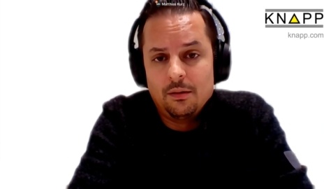 Man at a video conference