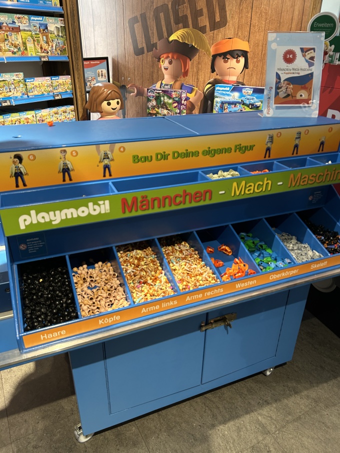 Visitors can design their own Playmobil figure at the...