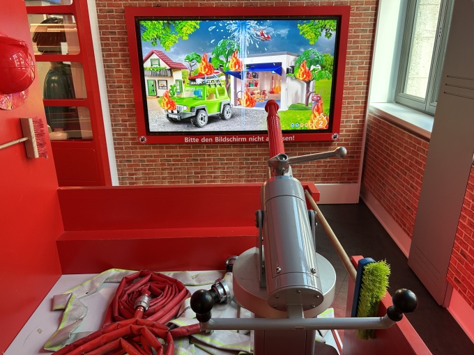 An interactive firefighter game.