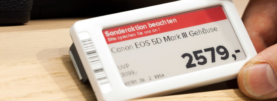 Photo: Label items electronically with Breece System...