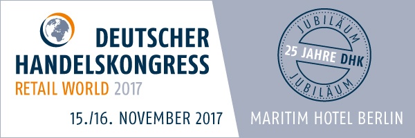 Foto: Banner für den Deutschen Handelskongress 2017; copyright: Management...