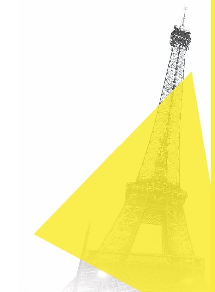 Graphic of the Eiffel Tower in Paris; copyright: Screenshot of the website...