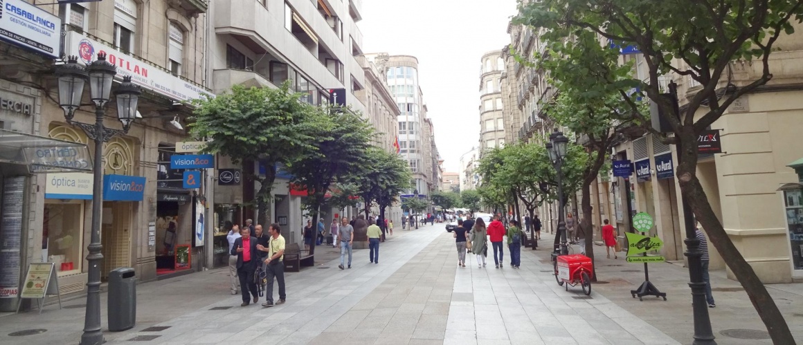 Fußgängerzone Ourense
