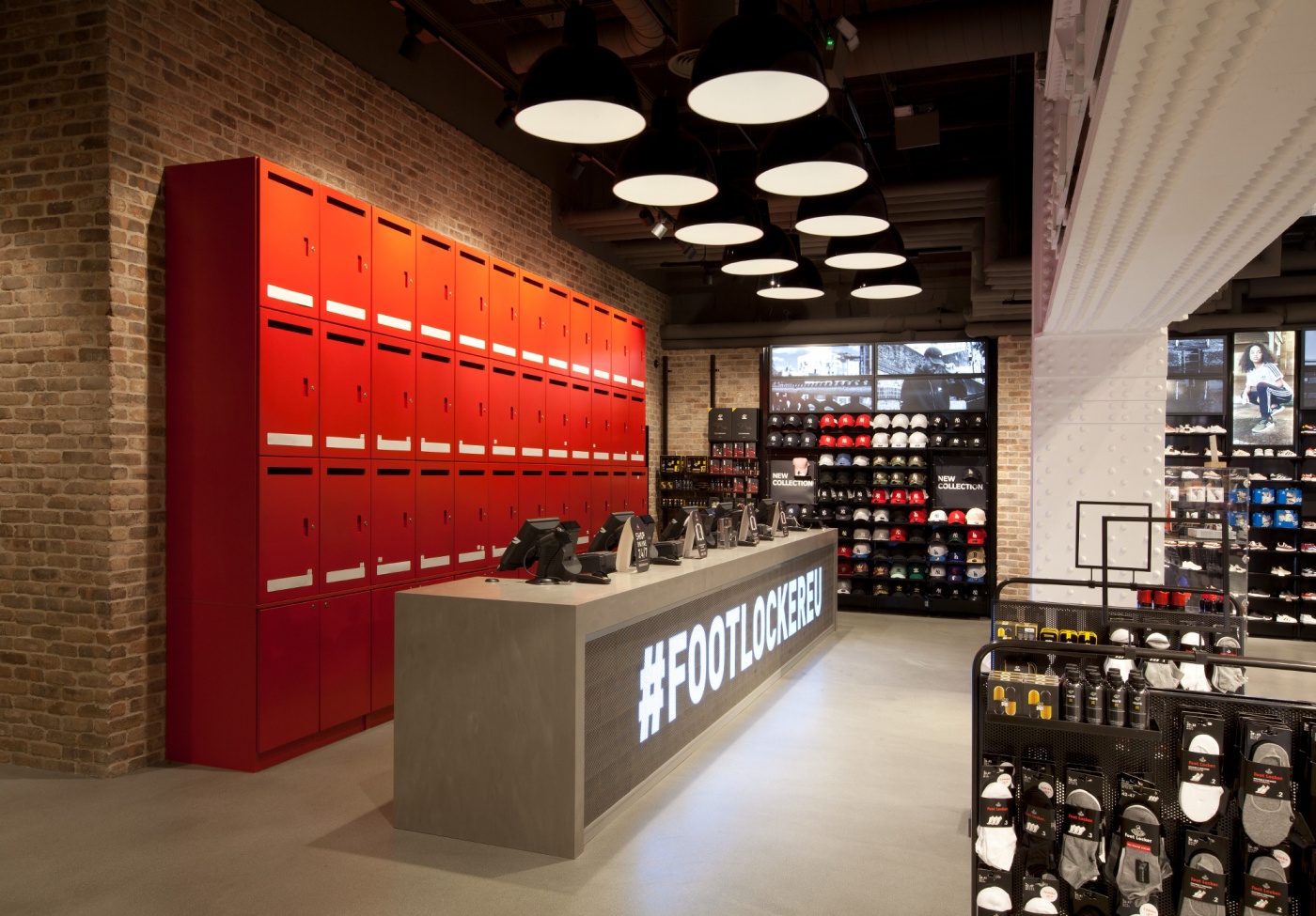 Photo: What shop design can look like: Foot Locker in London...