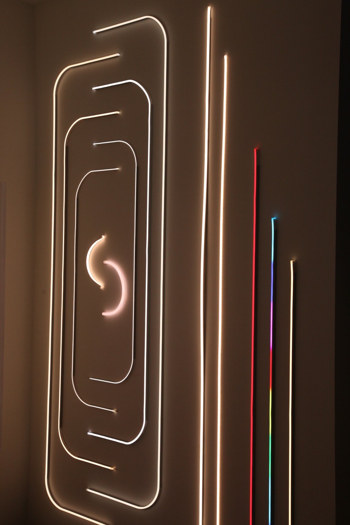 Light strips in different colours