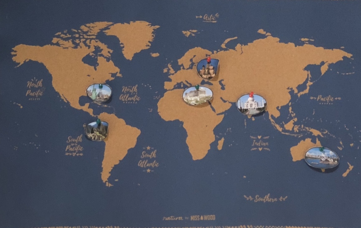 A map of the world