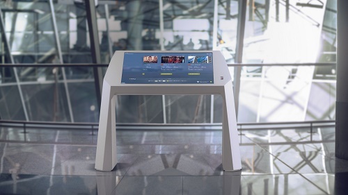 The Interactive Airport Desks are part of the Fraport AG digitisation strategy...