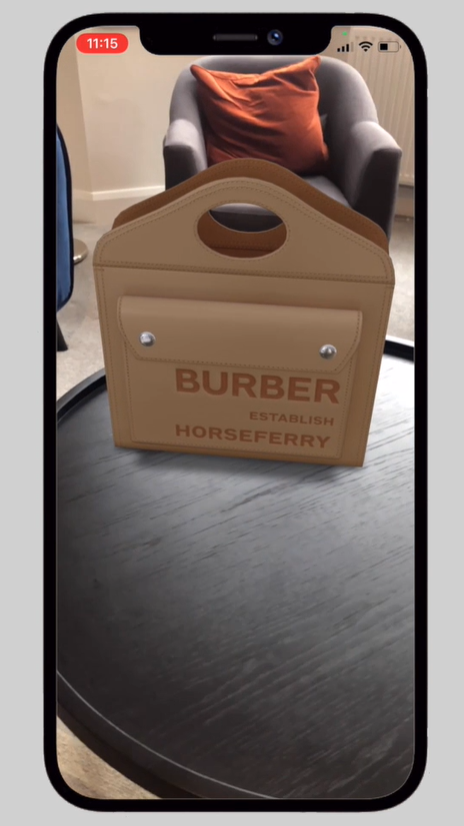 Burberry creates augmented reality pocket bag experience - iXtenso – retail  trends