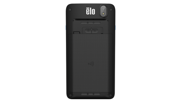 Back side of Elos M50 mobile computer