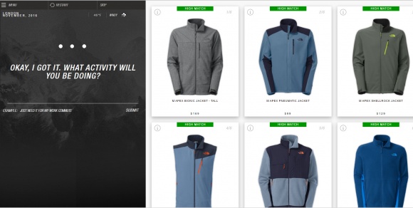 The beta version of the The NorthFaces webshop with Watson by IBM is already...